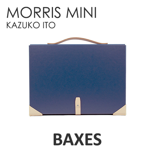 図面バッグ A4サイズ/A3サイズ BAXES(バクシーズ) MORRIS MINI ［ベージュ＋ネイビーブルー］