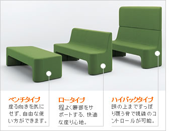 cacomi（カコミ）H72テーブル専用オプション/パネル単品　用途で選べる3種のソファ