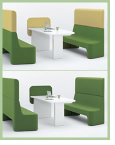 cacomi（カコミ）H72テーブル専用オプション/パネル単品　グリーン