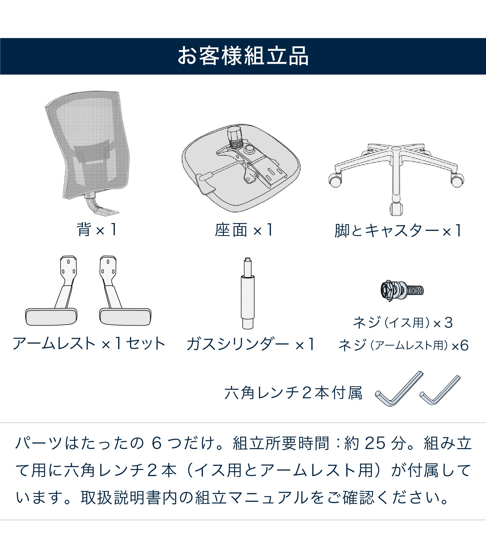かんたんお客様組立品
