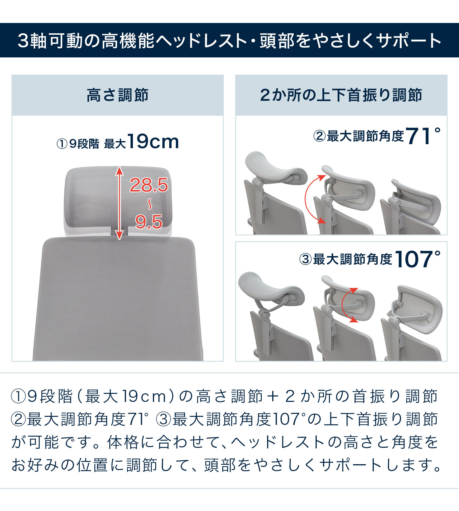 テレワーク 在宅ワーク サリダYL7R シンプルなデザインと快適性を両立したYL7R