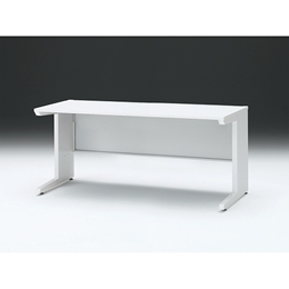 CZRシリーズ 平机 L脚 センター引出しなし 幅160cm 奥行70cm ［W9/ホワイトW］