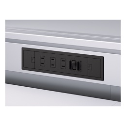 デスクオプション CZRA-310U-T1　電源×3口+集中スイッチ付コンセント ［T1/ブラックT］