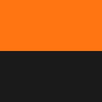 オレンジ x ブラック