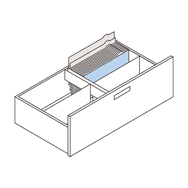 A4追加用横仕切板　HFMA-A4V-T2 （1枚）