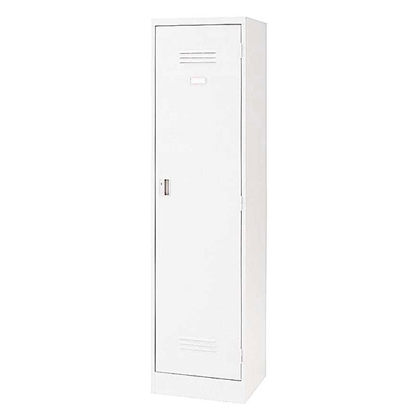 J型ロッカー 1人用ワイドタイプ HDJ-4511SSN1-W9　W455×D515×1790 ［ホワイト］