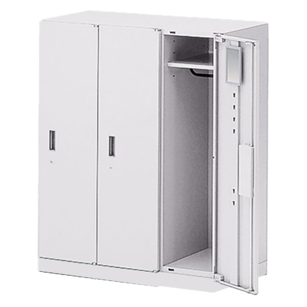 シンラインキャビネット H1038タイプ  EHTM-109TWS-W9 3人用ワードローブ型/ベース付/下段用 ［W9/ホワイト］