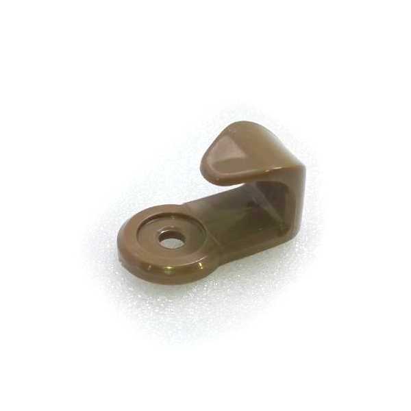 ［部品］学習家具/樹脂フック　茶 1個