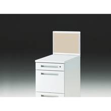 CZRデスク 机上フロントパネル W400用 机上320 布地C CZR-043WBC-9F6 ［W9×グレイッシュブラウン］