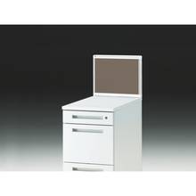 CZRデスク 机上フロントパネル W400用 机上320 布地FR CZR-043WBR-9K3 ［W9×シュガーブラウン］