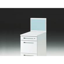 CZRデスク 机上フロントパネル W400用 机上320 布地FR CZR-043WBR-9S4 ［W9×ターコイズブルー］