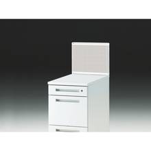 CZRデスク 机上フロントパネル W400用 机上320 不織布FY CZR-043WBY-9C7 ［W9×ホワイトグレー］