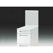 CZRデスク 机上フロントパネル W400用 机上450 布地FR CZR-044WBR-9C6 ［W9×ライトグレー］