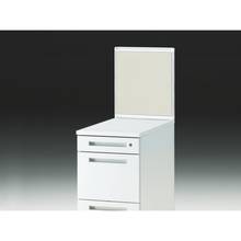 CZRデスク 机上フロントパネル W400用 机上450 布地FR CZR-044WBR-9H9 ［W9×エクリュベージュ］