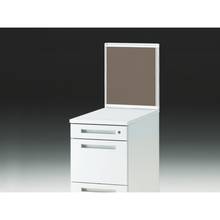 CZRデスク 机上フロントパネル W400用 机上450 布地FR CZR-044WBR-9K3 ［W9×シュガーブラウン］