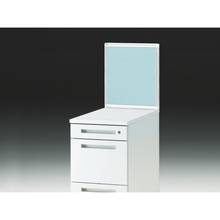 CZRデスク 机上フロントパネル W400用 机上450 布地FR CZR-044WBR-9S4 ［W9×ターコイズブルー］