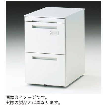 CZR オプション ワゴン A4・2段  ペントレイ引出し ( レギュラータイプ )  CZR-046MPCKB-T1  ダイヤル錠 [T1 /ブラックT ]