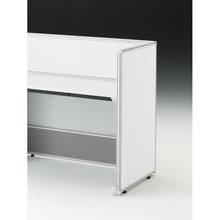 CZRデスク エンドロングパネル 片面 D600用 机上320 スチール CZR-060XHF-9W9 ［ホワイト］