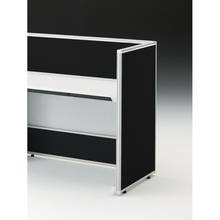 CZRデスク エンドロングパネル 片面 D700用 机上320 布地FR CZR-060XHR-9W2 ［W9×オフブラック］