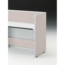 CZRデスク エンドロングパネル 片面 D600用 机上320 不織布FY CZR-060XHY-9H9 ［W9×エクリュベージュ］