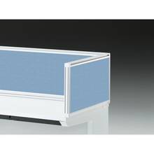 CZRデスク 机上サイドパネル D600用 机上320 不織布FY CZR-063XDY-9B7 ［W9×ソフトブルー］