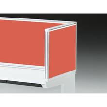 CZRデスク 机上サイドパネル D600用 机上450 布地C CZR-064XDC-9D4 ［W9×パーシモオレンジ］