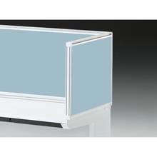 CZRデスク 机上サイドパネル D600用 机上450 布地C CZR-064XDC-9S5 ［W9×ミストブルー］