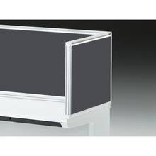 CZRデスク 机上サイドパネル D600用 机上450 布地C CZR-064XDC-9W2 ［W9×オフブラック］
