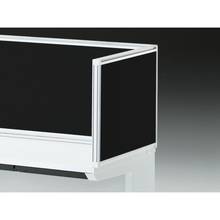 CZRデスク 机上サイドパネル D600用 机上450 布地FR CZR-064XDR-9W2 ［W9×オフブラック］
