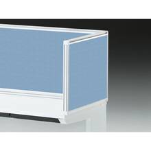 CZRデスク 机上サイドパネル D600用 机上450 不織布FY CZR-064XDY-9B7 ［W9×ソフトブルー］