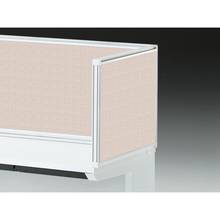 CZRデスク 机上サイドパネル D600用 机上450 不織布FY CZR-064XDY-9H9 ［W9×エクリュベージュ］