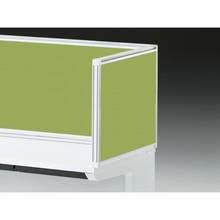 CZRデスク 机上サイドパネル D600用 机上450 不織布FY CZR-064XDY-9Q4 ［W9×フレッシュグリーン］