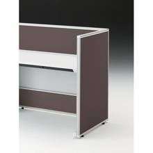 CZRデスク エンドロングパネル 片面 D700用 机上320 布地C CZR-070XHC-9H4 ［W9×カシューブラウン］