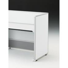 CZRデスク エンドロングパネル 片面 D700用 机上320 スチール CZR-070XHF-9W9 ［ホワイト］