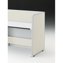 CZRデスク エンドロングパネル 片面 D700用 机上320 布地FR CZR-070XHR-9H9 ［W9×エクリュベージュ］