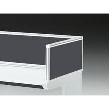 CZRデスク 机上サイドパネル D600用 机上320 布地C CZR-073XDC-9W2 ［W9×オフブラック］