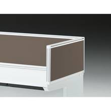 CZRデスク 机上サイドパネル D700用 机上320 布地FR CZR-073XDR-9K3 ［W9×シュガーブラウン］