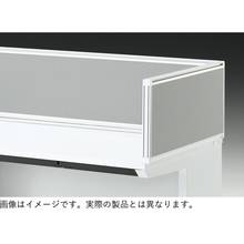 CZRデスク 机上サイドパネル D700用 机上320 布地FR CZR-073XDR-9Q8 ［W9×ピスタチオグリーン］