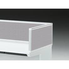 CZRデスク 机上サイドパネル D700用 机上320 不織布FY CZR-073XDY-9C5 ［W9×グレー］