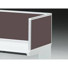CZRデスク 机上サイドパネル D700用 机上450 布地C CZR-074XDC-9H4 ［W9×カシューブラウン］