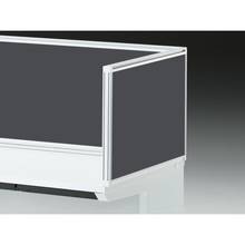 CZRデスク 机上サイドパネル D600用 机上450 布地C CZR-074XDC-9W2 ［W9×オフブラック］