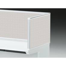 CZRデスク 机上サイドパネル D700用 机上450 不織布FY CZR-074XDY-9C7 ［W9×ホワイトグレー］