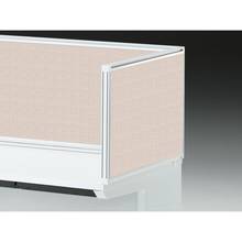 CZRデスク 机上サイドパネル D700用 机上450 不織布FY CZR-074XDY-9H9 ［W9×エクリュベージュ］