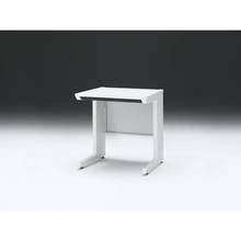 CZRデスク 平机 CZR-076HAC-9W9 浅型センター引出し付 L脚 W700× D600 [ 本体: ホワイトW・天板: W9 / ホワイトW]