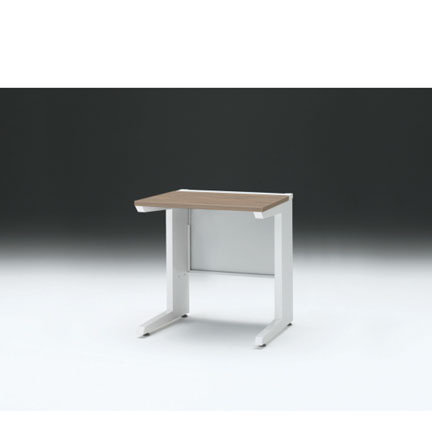 CZRデスク 平机 CZR-076JAC-971 センター引出しなし L脚 W700× D600 [ 本体: ホワイトW・天板: 71 / アッシュドオークM]