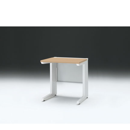 CZRデスク 平机 CZR-076JAC-992 センター引出しなし L脚 W700× D600 [ 本体: ホワイトW・天板: 92 / ホワイトオークM]