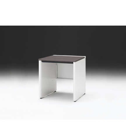 CZRデスク 平机 CZR-077HAPC-981 浅型センター引出し付 パネル脚 W700× D700 [ 本体: ホワイトW・天板: 81 / アッシュドオークD]