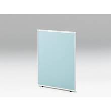 CZRデスク フロントロングパネル W800用 机上320 布地FR CZR-080WBR-9S4 ［W9×ターコイズブルー］