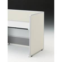 CZRデスク エンドロングパネル 片面 D800用 机上320 布地FR CZR-080XHR-9H9 ［W9×エクリュベージュ］