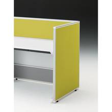 CZRデスク エンドロングパネル 片面 D800用 机上320 布地FR CZR-080XHR-9L9 ［W9×セージグリーン］